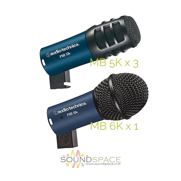 ชุดไมค์กลอง audio-technica MB/Dk4 Drum Mic Pack - soundspacethai.com